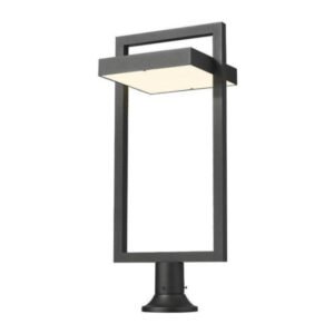 Z-Lite 566PHXLR-553PM-BK-LE Luttrel Outdoor Post