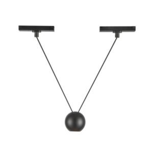 Kuzco Lighting TRP27203-BK Faria Double Trilo Track Pendant