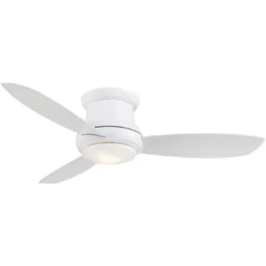 Minka-Aire F519L-WH Concept II 52" Ceiling Fan with LED Light and Remote, White