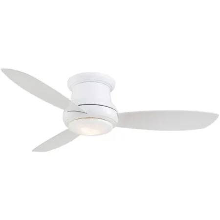 Minka-Aire F519L-WH Concept II 52" Ceiling Fan with LED Light and Remote, White