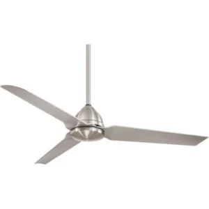 Minka-Aire F753-BNW Java 54" Outdoor Ceiling Fan with Remote, Brushed Nickel Wet